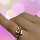 オリジナルシルバーリング ハート