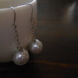 クラシックパールピアス（シルバー）