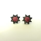hanabiピアス／イヤリング(黒）の画像