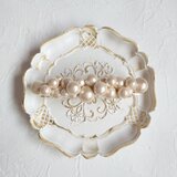 ＊粒々果実のコットンパールバレッタ ヘアアクセサリー