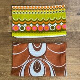 kue様専用　レトロクッションカバー50ｘ30ｃｍ　２枚セットの画像