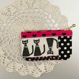 黒猫のミニポーチB