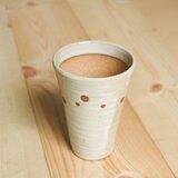 泡までおいしいビアタンブラー～アイボリーの画像