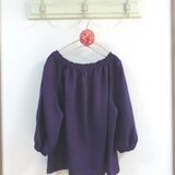 Benifuji様オーダー品 ナチュラル色 リネン100％　2wayスモックブラウス　ML