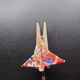 折り鶴のポニーフックの画像