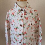 ダブルガーゼ シャツ *110* 女の子(ベリー赤)