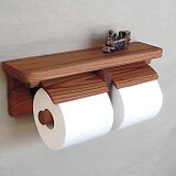 サーモウッド製 トイレットペーパーホルダーVer.13の画像
