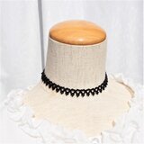 レースのようなチョーカー　ブラック１段