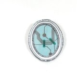 配線的現代アートブローチ#3