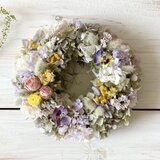 優しい大人カラーのローズリース