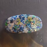 青のキラキラバレッタ⑤