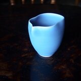 碧釉片口（ターコイズブルーの片口です。お酒はもちろん何かを注ぐときにどうぞ！）の画像