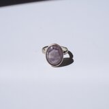 ファントムアメジスト　シルバーリング　Phantom quartz amethyst