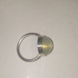 レア　グリーンムーンストーンsvリング