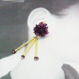 No.47  dahlia　イヤリングの画像