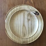 リムプレート　栗材　249ミリ　節入り