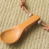 小さじネックレス(柘植・黒柿)