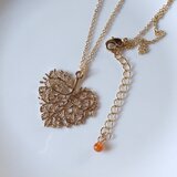 透かしパーツとカーネリアン