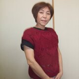 アラン模様のベスト　　６