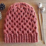 アラン模様”ハチの巣”の帽子 / Autumn（オータム）