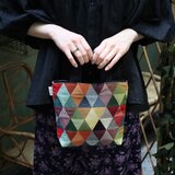 スペイン生地 ハンドバッグ トートバッグ（トライアングル）【vistosa(ﾋﾞｽﾄｰｻ)】