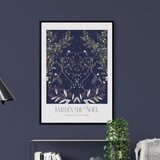 A4【冬の庭　聖夜】インテリア アートポスター　Étape69