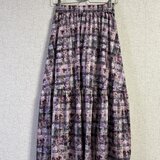 ティアードスカート　アーカイブギンガム