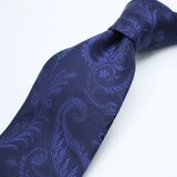 【受注制作】クラシックな総柄・ペーズリー/紺の濃淡
