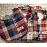 PURE*スタイ*３枚セット マドラスチェック 車 バス 船 乗り物