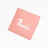 【切り絵のぽち袋】　辰・金鱗（大サイズ）　２枚セットの画像