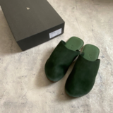 本革　ルームシューズ　M/forestの画像