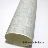 新だん紙＊モンブランチェック（皺紋のある高級紙・四つ切サイズ・秋）の画像