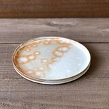 粉引　フラットプレート