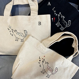 mini totebag 【オオカミ】     All you need is Loveの画像