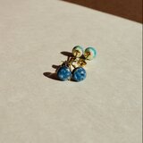 一粒ピアス《紺》の画像