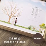 ■picktap's gallery■キャンパー　キャンプ　芳名帳　ウェディングツリー　人前式　の画像