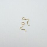 日々のピアス　-縦に丸い形-