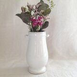 耳付き花瓶(アンティークホワイト)の画像