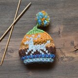 【ニットブローチ】帽子型　item32