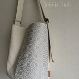 bag[手織りと帆布のワンショルダーバッグ]アイボリー