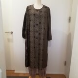 ワンピースコート　大島色々