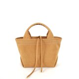 マチ広 トートバッグ 洗濯可 超軽量 / キャメル シナモン