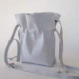 とても軽い ミニショルダー 洗濯可 超軽量 / mixシルバー