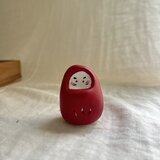 だるまさんの一輪挿し赤の画像