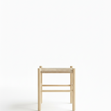 ペーパーコードキッズチェアーSHIKAKU-Rectangle/ 子供用スツール/こどもイス