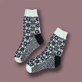 北欧から発送 / 靴下 / Nordiska(白×黒)