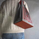 omitsuのおつくろい /  紀伊國屋のエコバッグ with 63mokko パドックウッドのバッグソールの画像