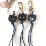 黒猫のキーホルダーの画像