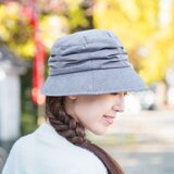【ダンガリー】ギャザー「ダウンハット」WmkB-2の画像