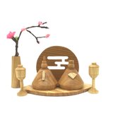 【受注制作】ひな人形　座り雛 kasuri